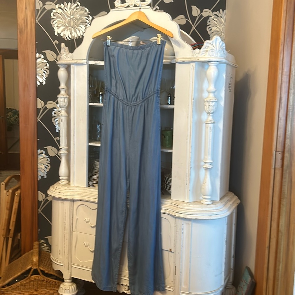 forever 21 denim pants suit